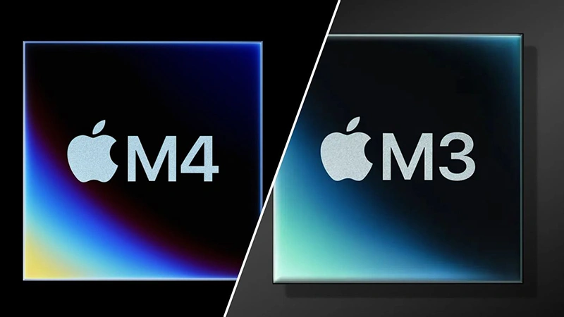 مقایسه تراشه M3 و M4 در مک بوک ‌های اپل 